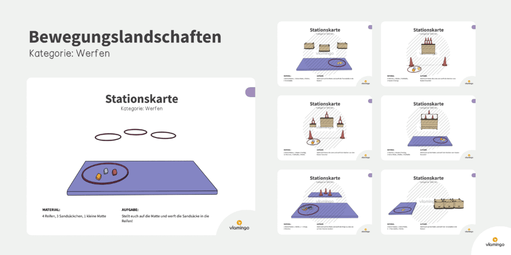 Bewegungslandschaften Stationskarten F Rs Kinderturnen Etc