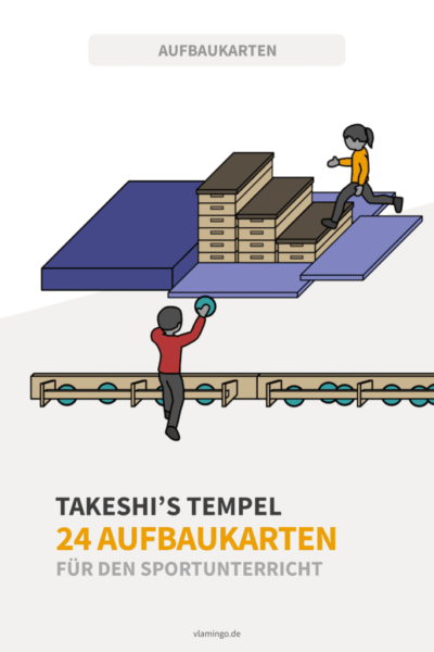 Takeshi's Tempel (Castle) - Aufbaukarten für den Sportunterricht