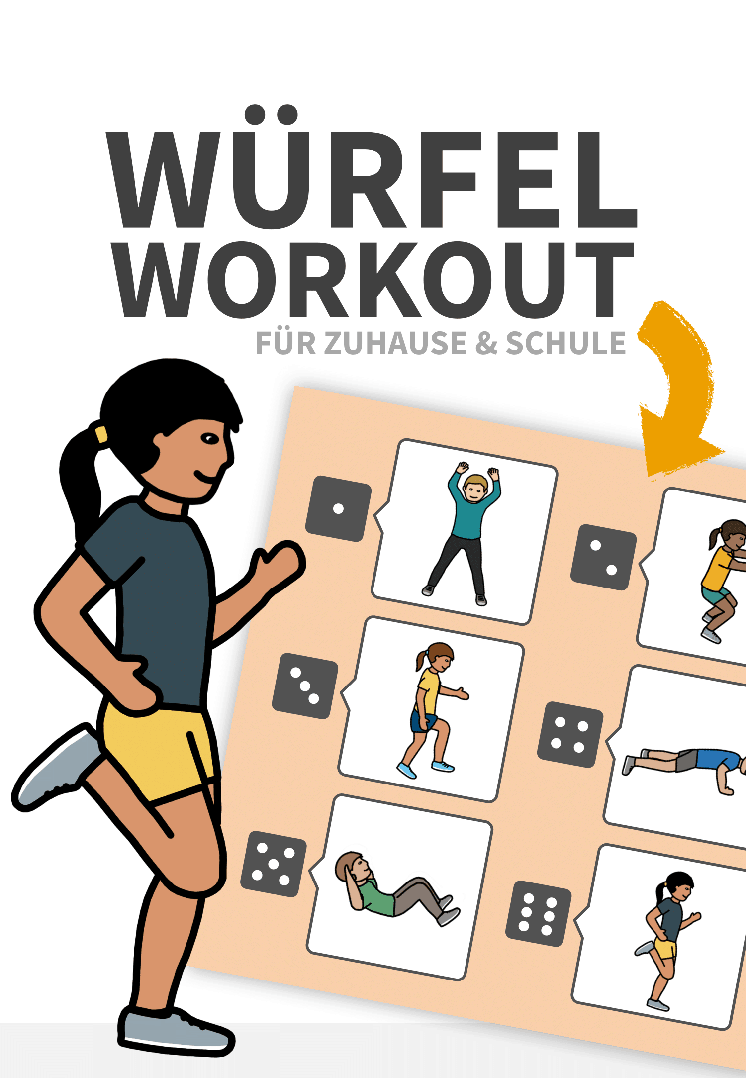Würfel-Workout für Zuhause & für den Unterricht - vlamingo