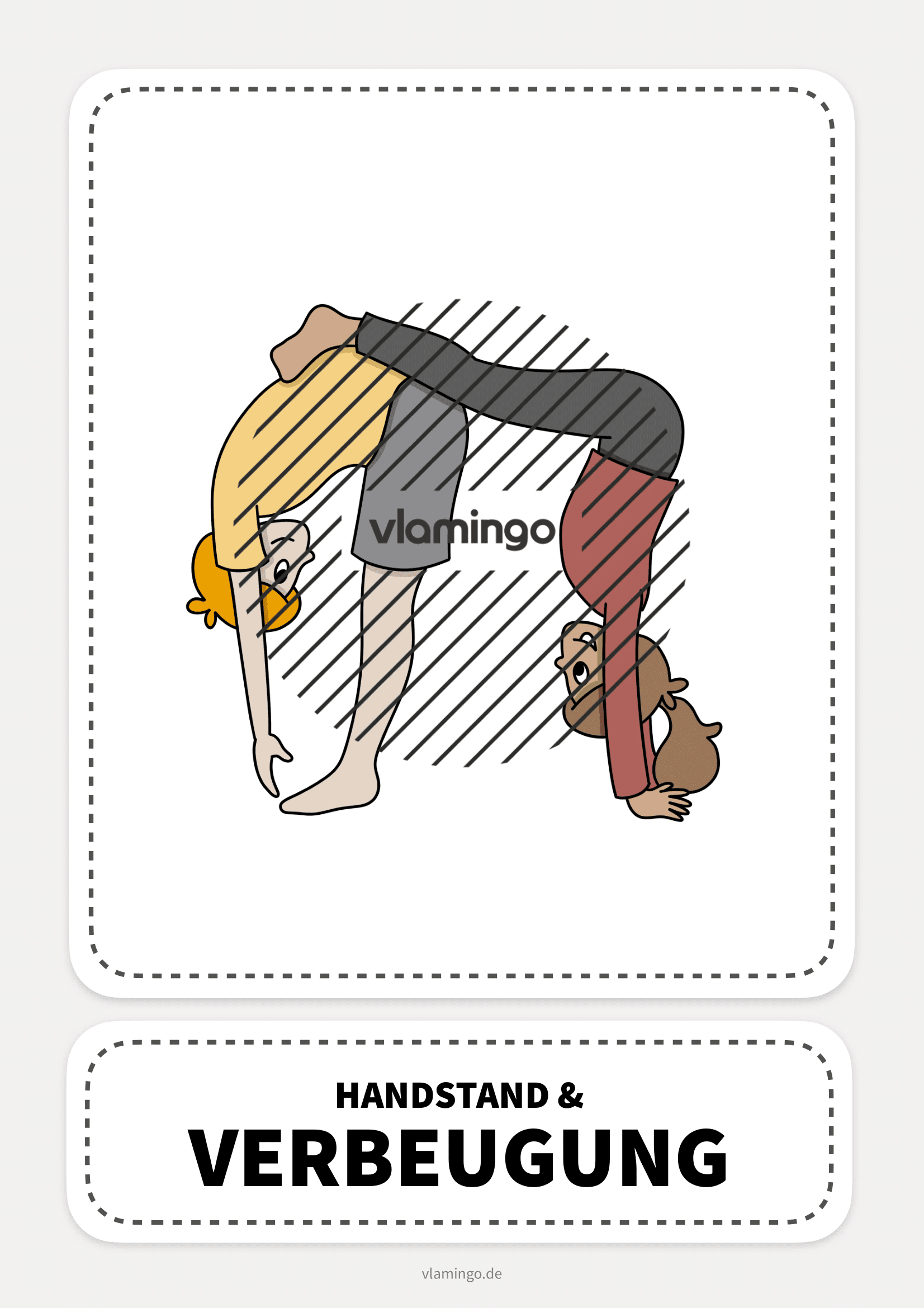 Partner-Yoga - Handstand und Verbeugung