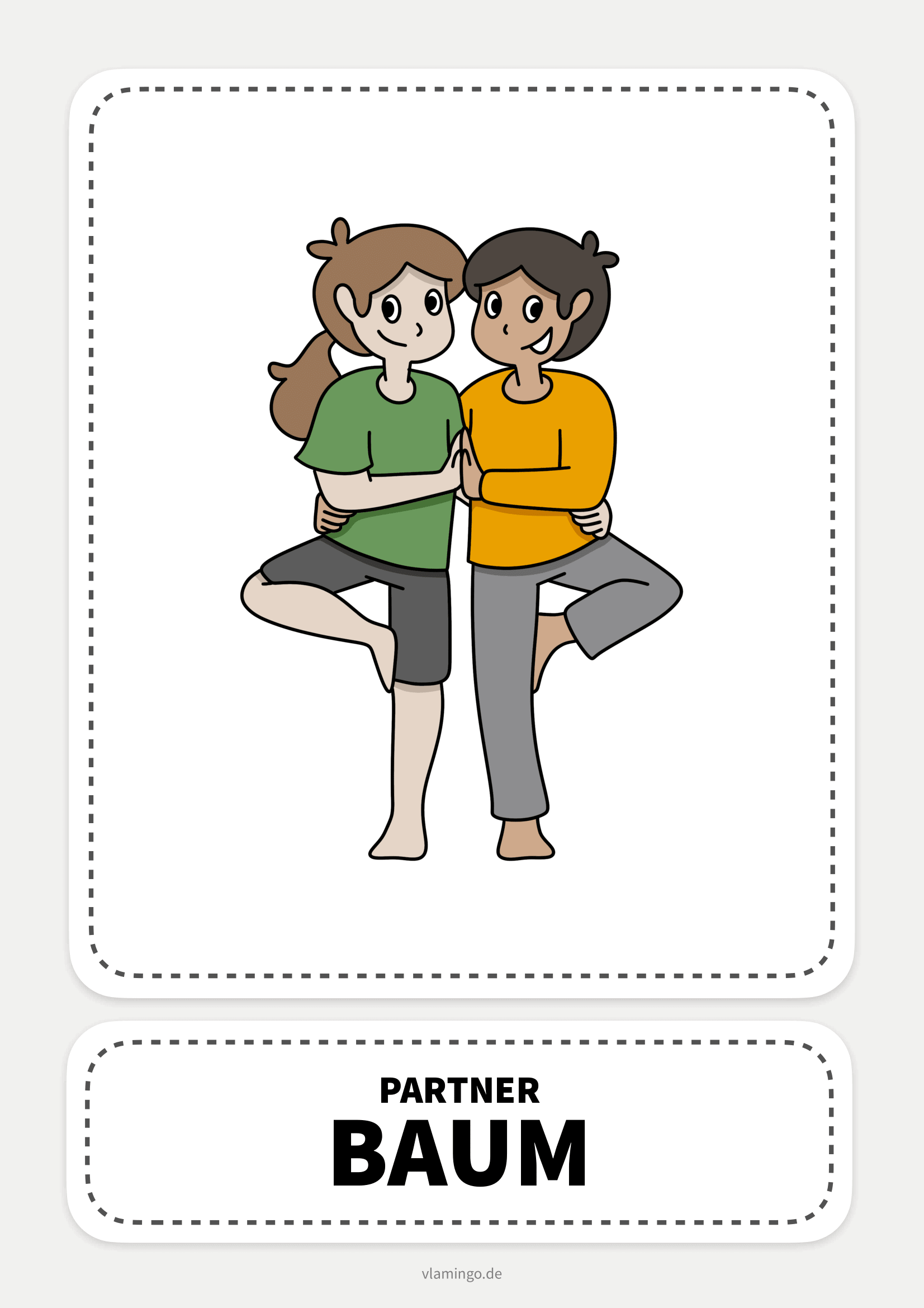 Partner-Yoga - Partner-Baum