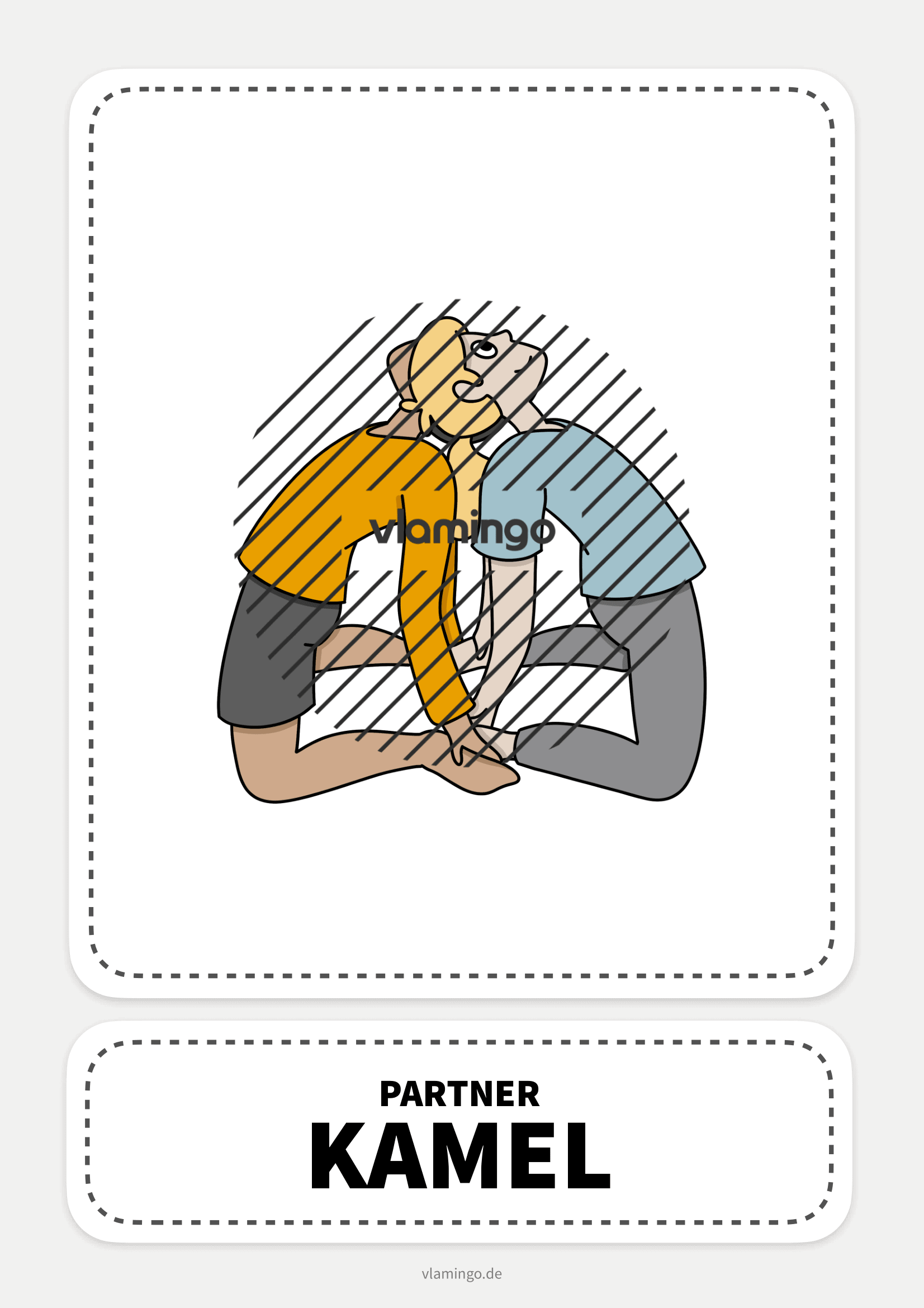 Partner-Yoga - Partner-Kamel