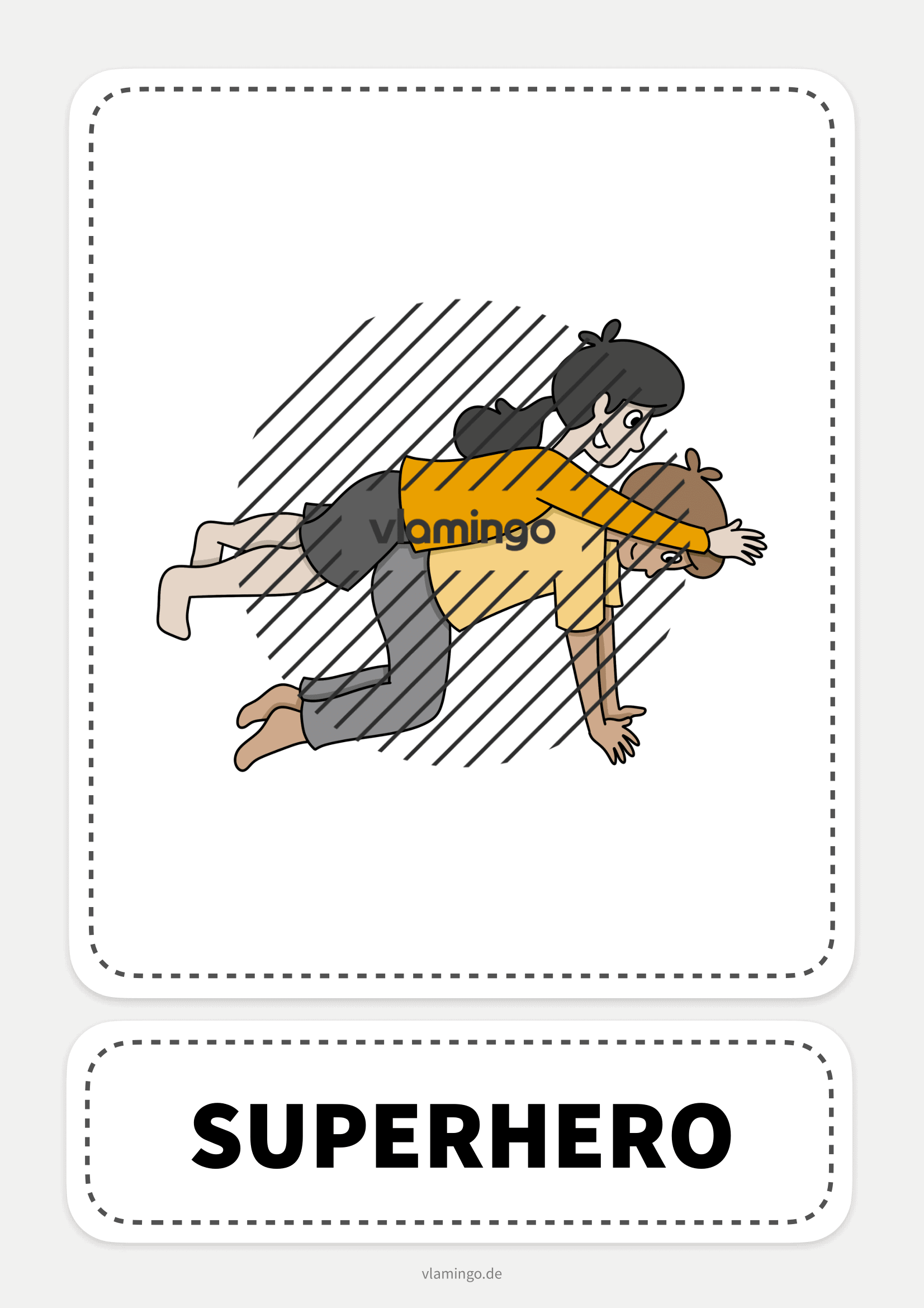 Partner-Yoga - Superhero