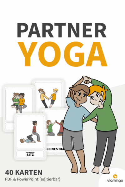 Partner-Yoga für Kinder - Übungen und Karten
