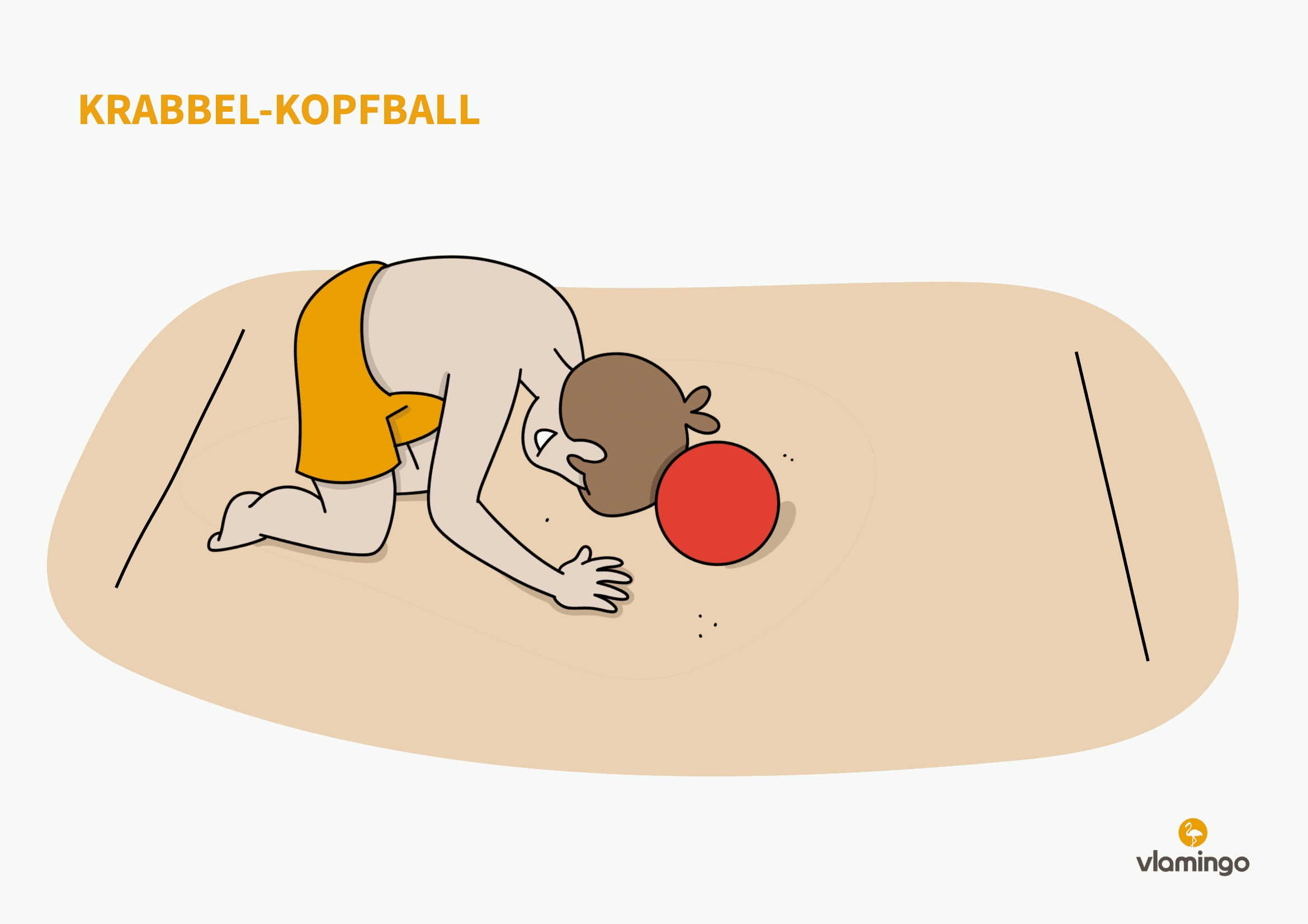 Strandspiel - Krabbelkopfball