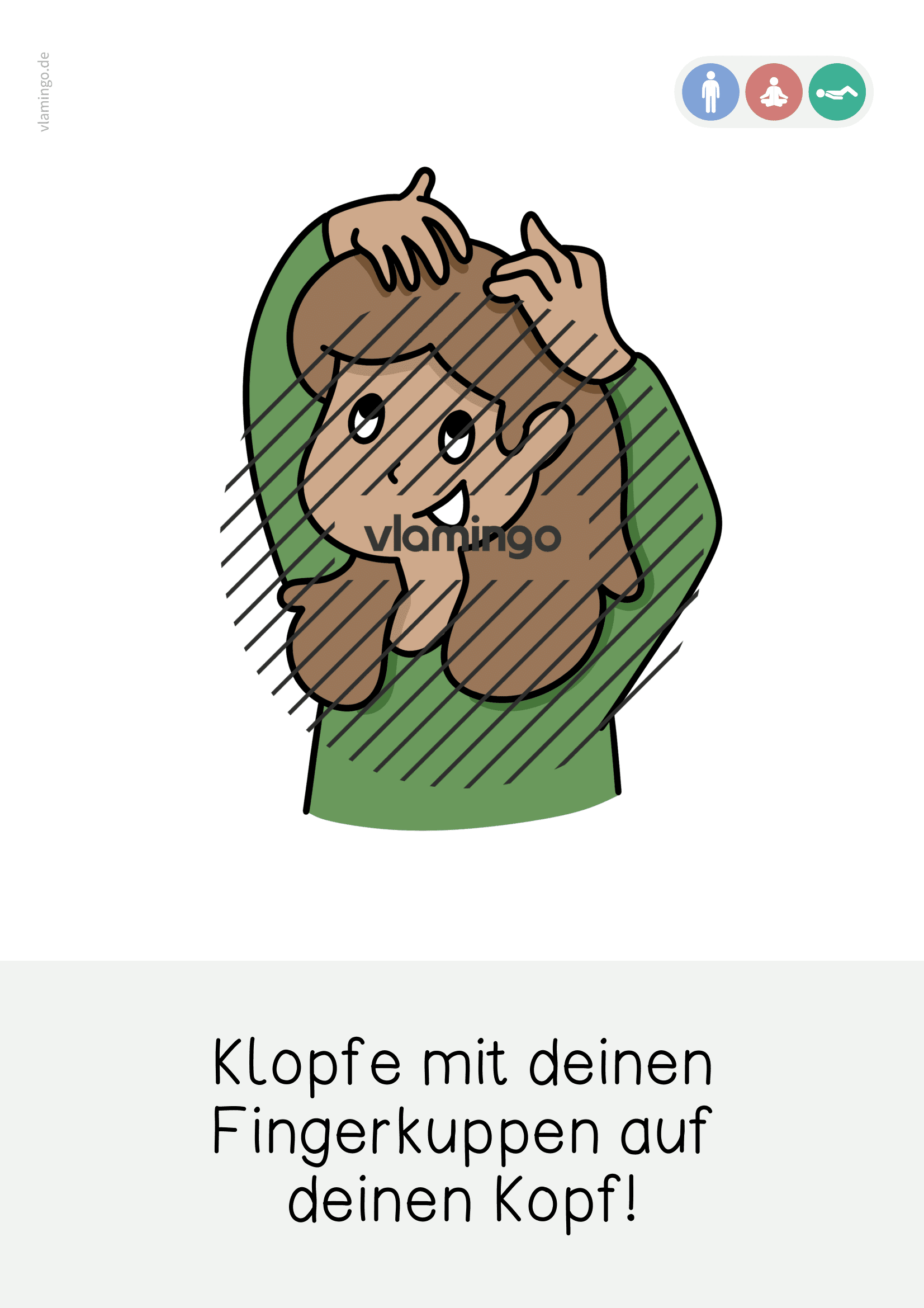 Achtsamkeitsübung 02 - Kopf abklopfen