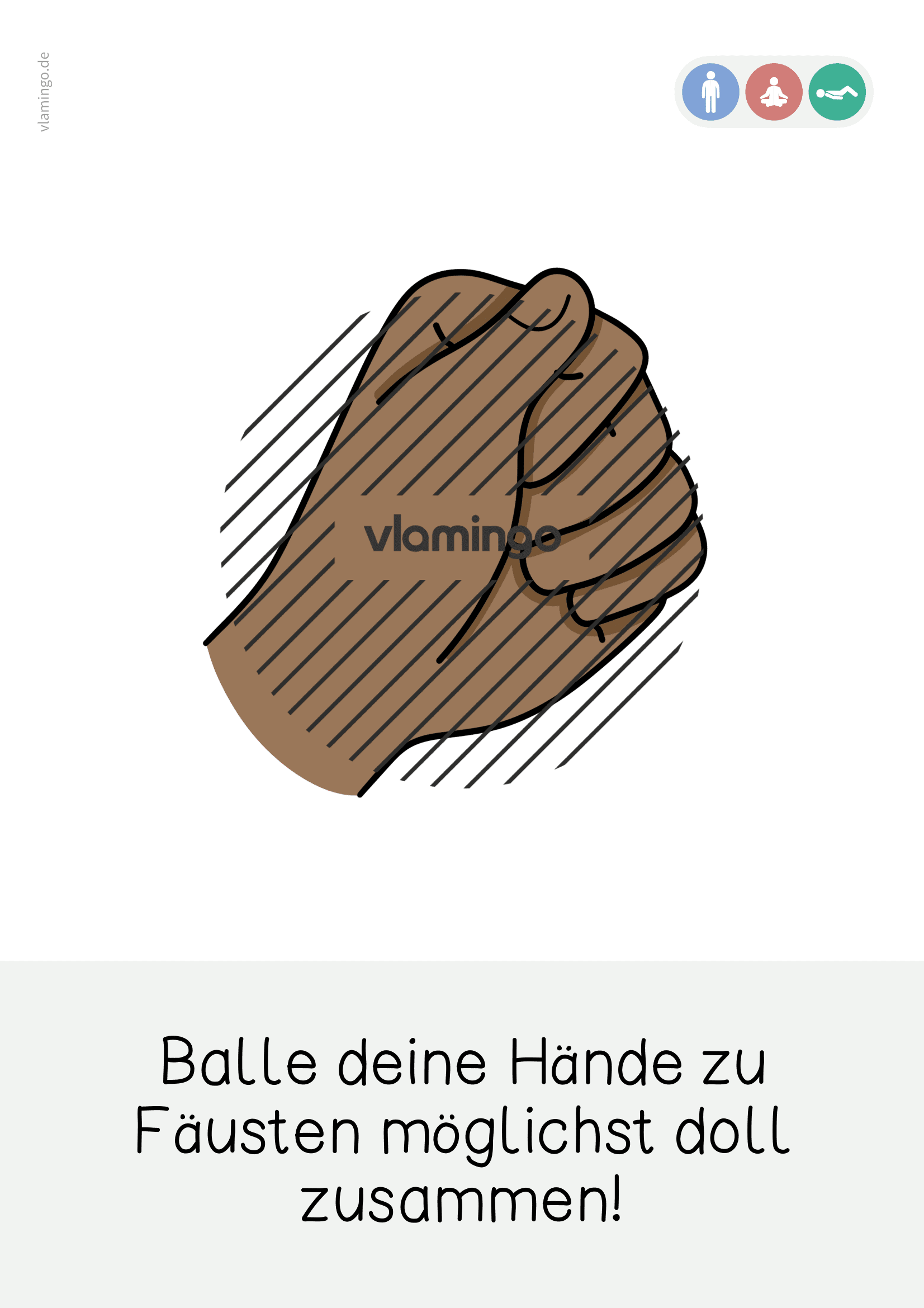 Achtsamkeitsübung 07 - Fäuste ballen