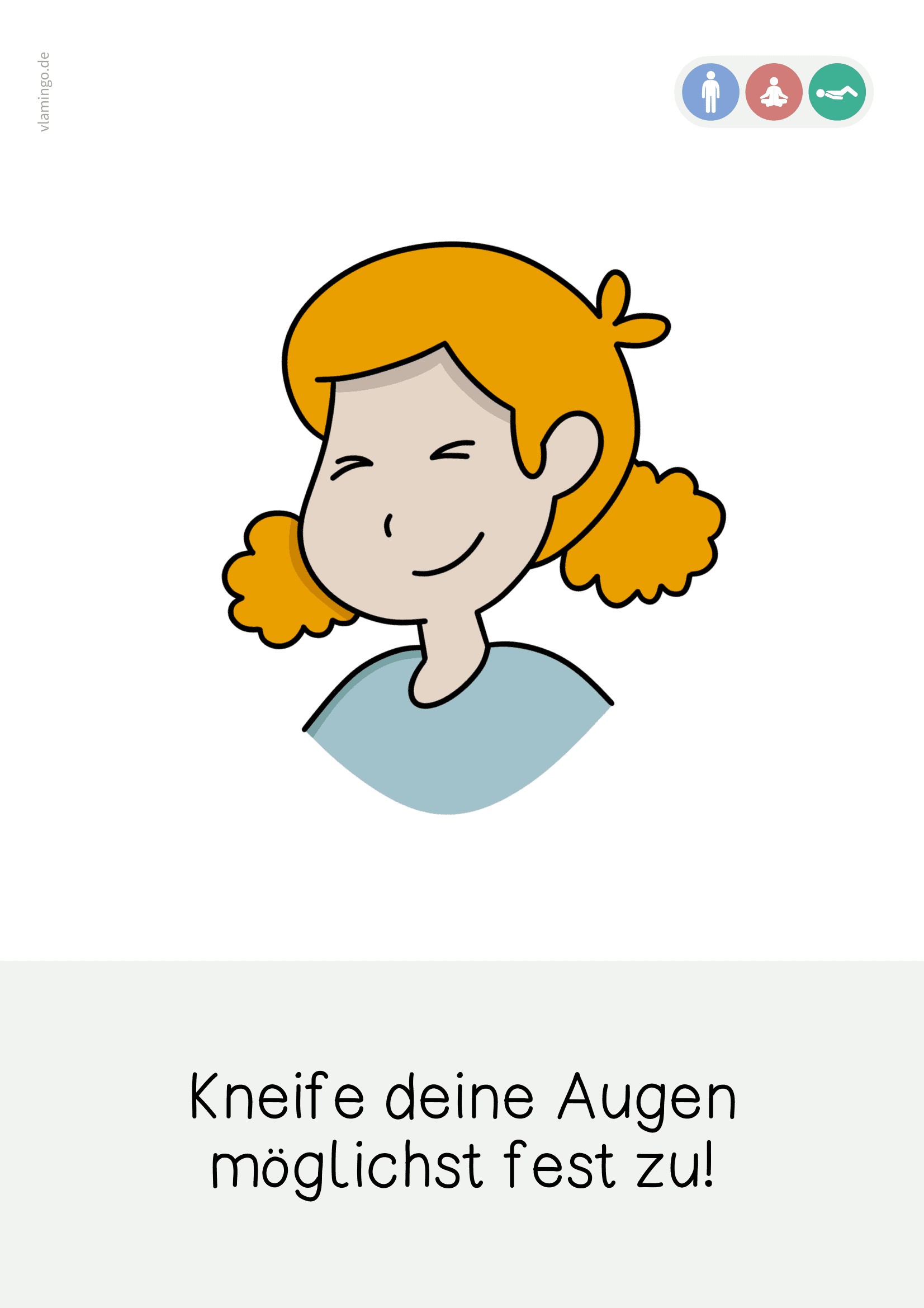 Achtsamkeitsübung 14 - Augen zukneifen