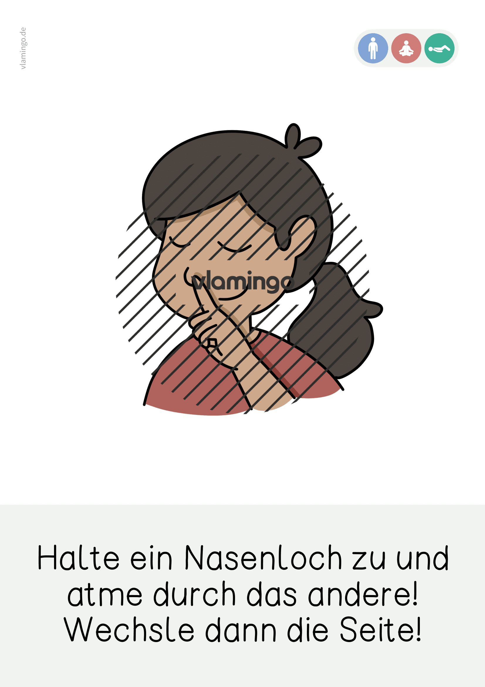 Achtsamkeitsübung 15 - Nasenloch zukneifen