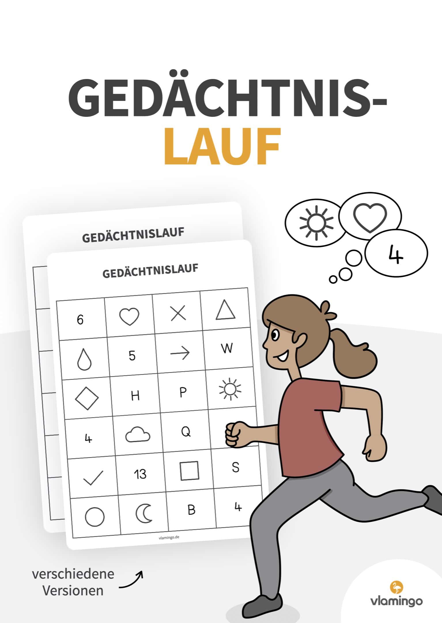 Gedächtnislauf - Laufspiel im Sportunterricht (Grundschule)