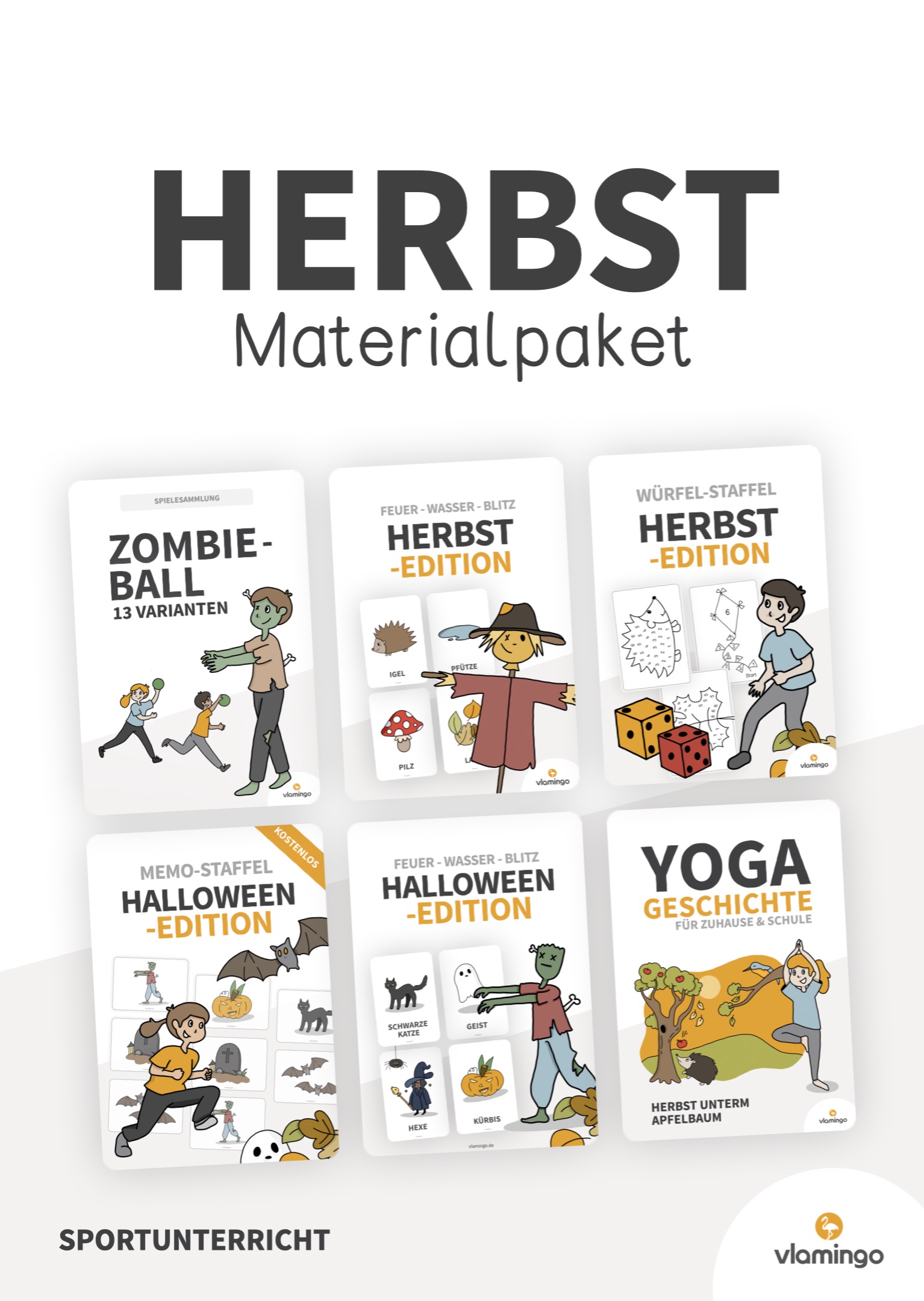 Herbst - Materialpaket für den Sportunterricht