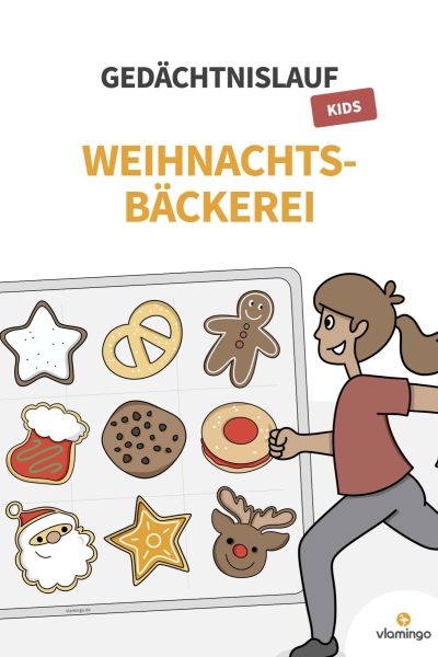 Gedächtnislauf für Kids - In der Weihnachtsbäckerei