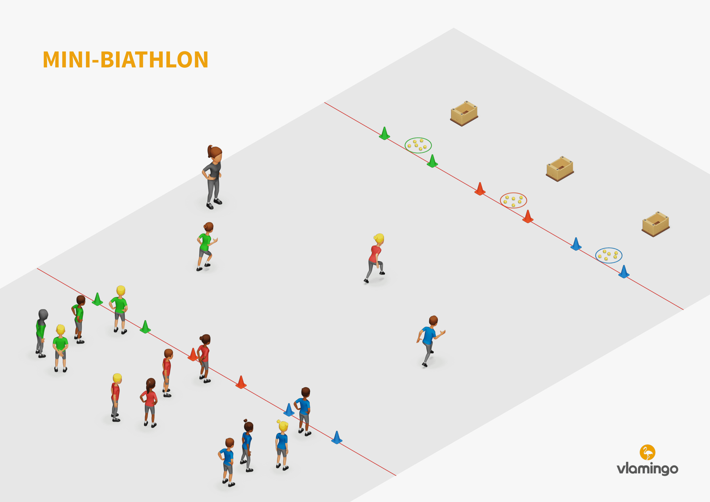 Sprintspiel - Mini-Biathlon