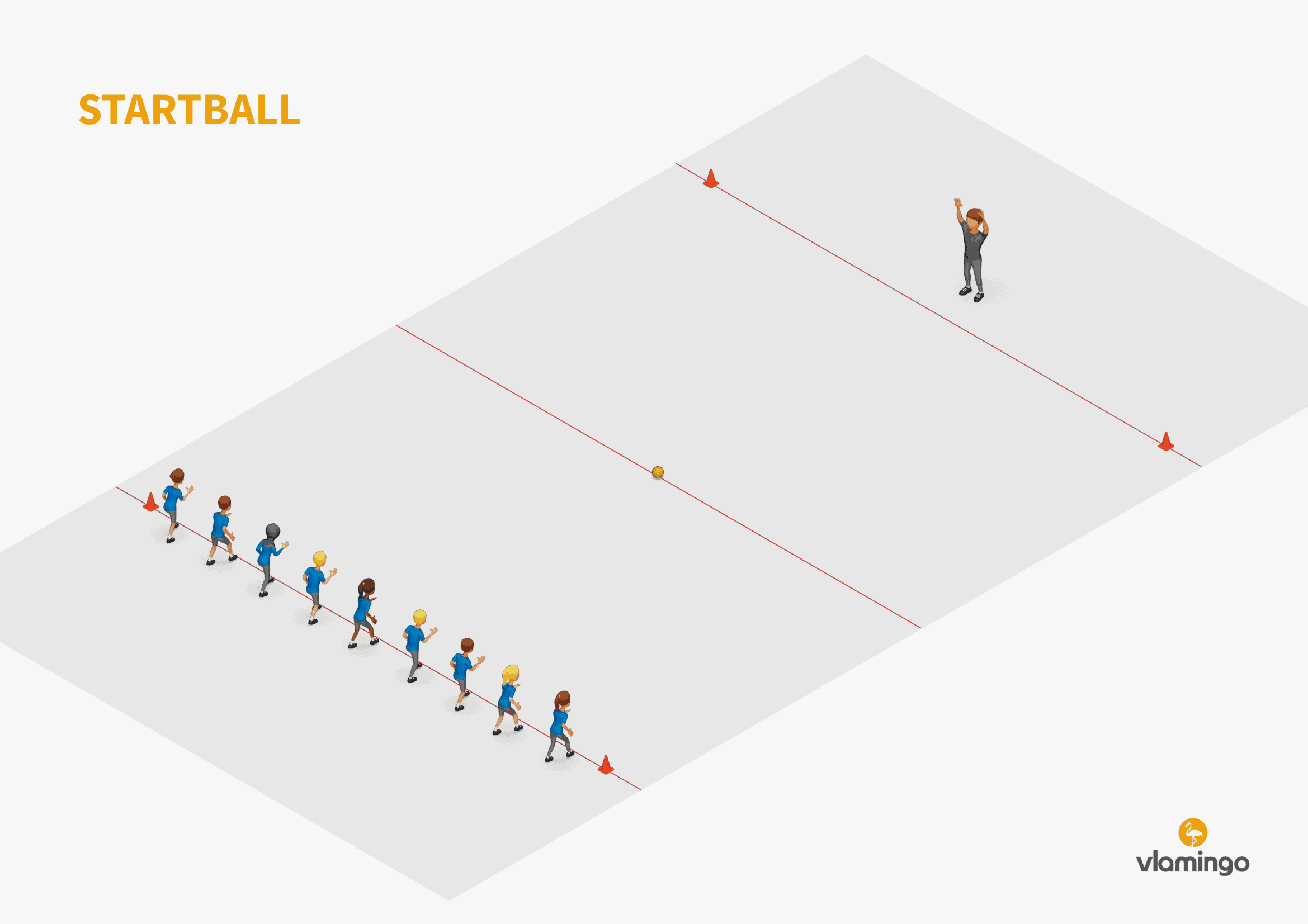 Sprintspiel - Startball